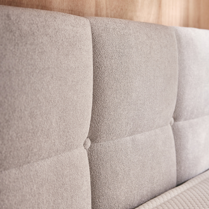 Lit coffre ARIES - Avec tête de lit, coffre intégré