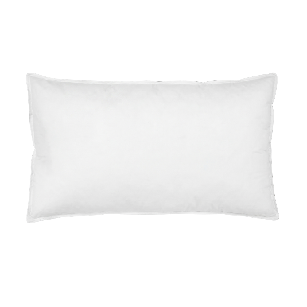 Oreiller hybride premium duvet naturel et nanofibres - Enveloppe 100% coton percale