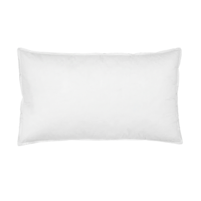 Oreiller hybride premium duvet naturel et nanofibres - Enveloppe 100% coton percale