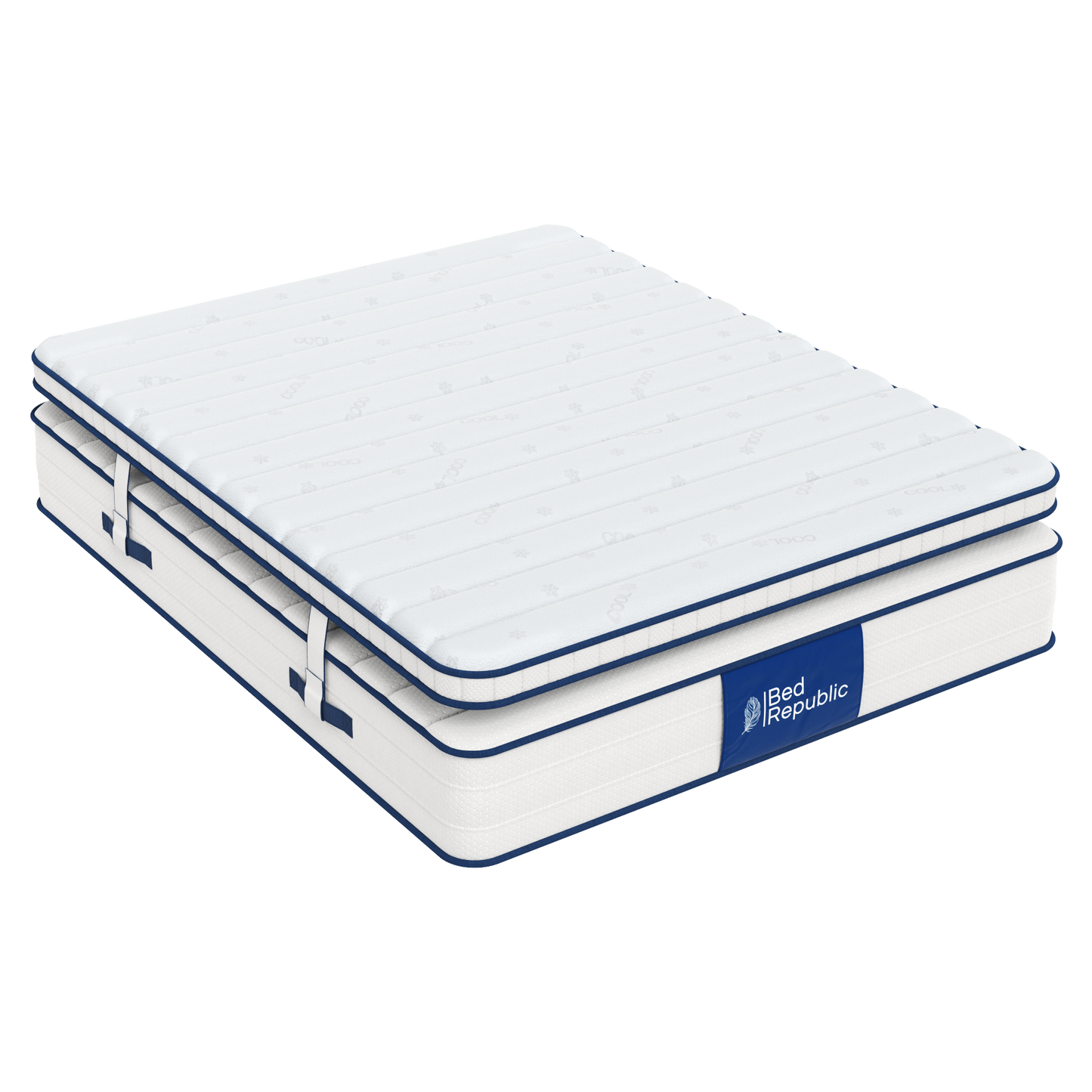 Matelas avec surmatelas réversible - FUZION 28 cm