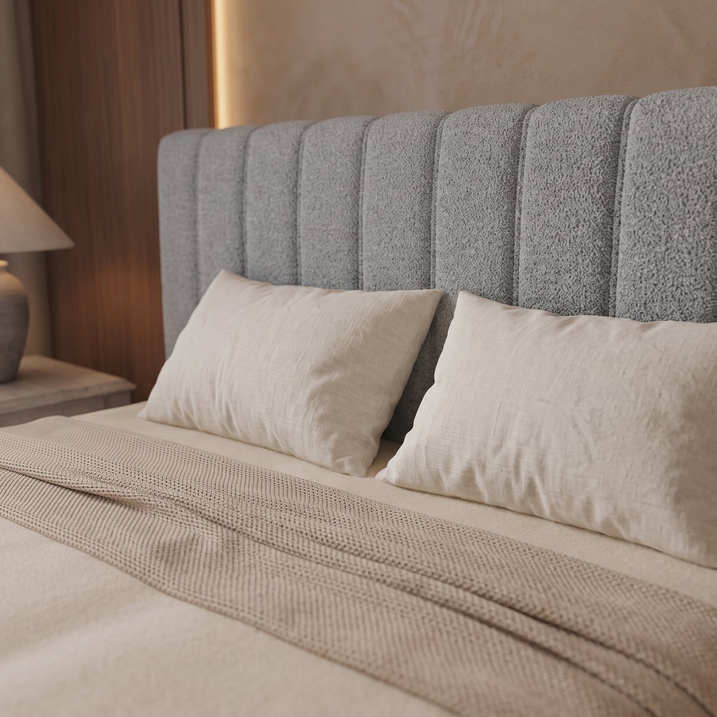Lit BOXSPRING ELECTRIQUE N°1- Avec tête de lit, coffre intégré, matelas ressorts ensachés et surmatelas inclus