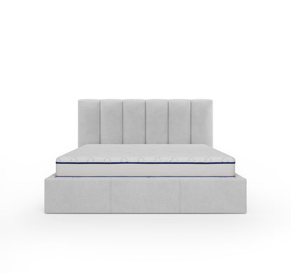 Lit coffre CAPRI - Avec tête de lit, coffre intégré