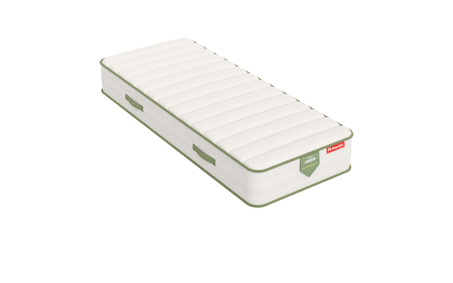 Matelas à ressorts ensachés avec mousse à mémoire de forme HD- HGREEN 25 cm