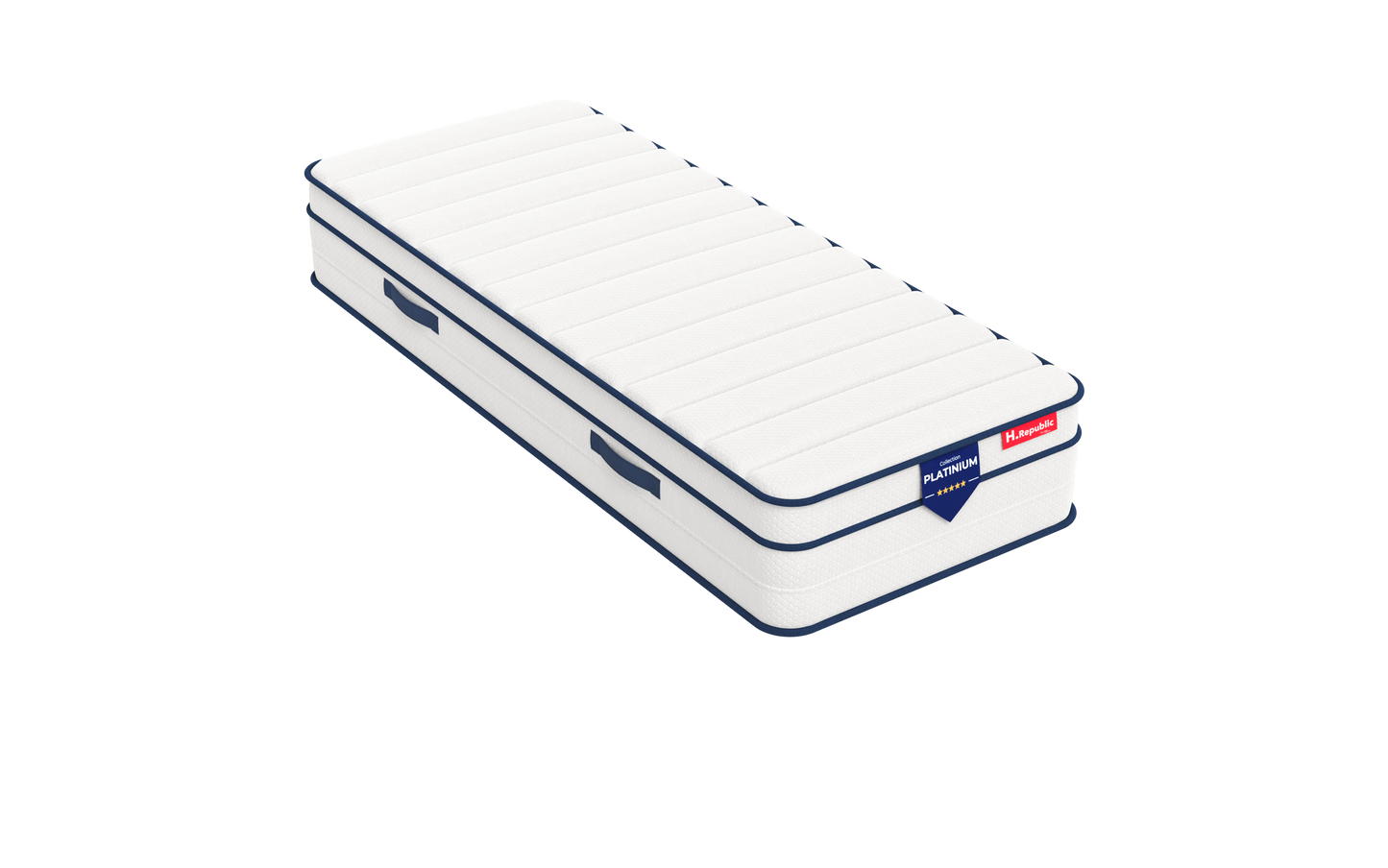 Matelas mousse mémoire de forme haute densité - HPLATINIUM 30 cm