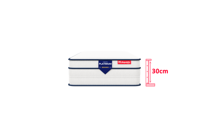 Matelas mousse mémoire de forme haute densité - HPLATINIUM 30 cm