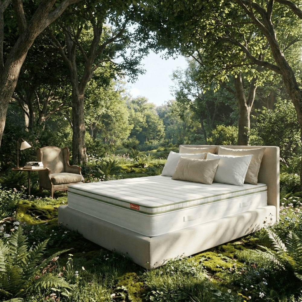 Surmatelas avec mousse hybride LATEX 5 cm - HTOP GREEN 5 cm