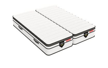 Matelas à ressorts ensachés et mousse mémoire de forme HD avec surmatelas intégré - HULTIMATE PLUS 32 cm