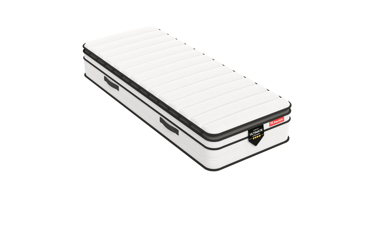 Matelas à ressorts ensachés et mousse mémoire de forme HD avec surmatelas intégré - HULTIMATE PLUS 32 cm
