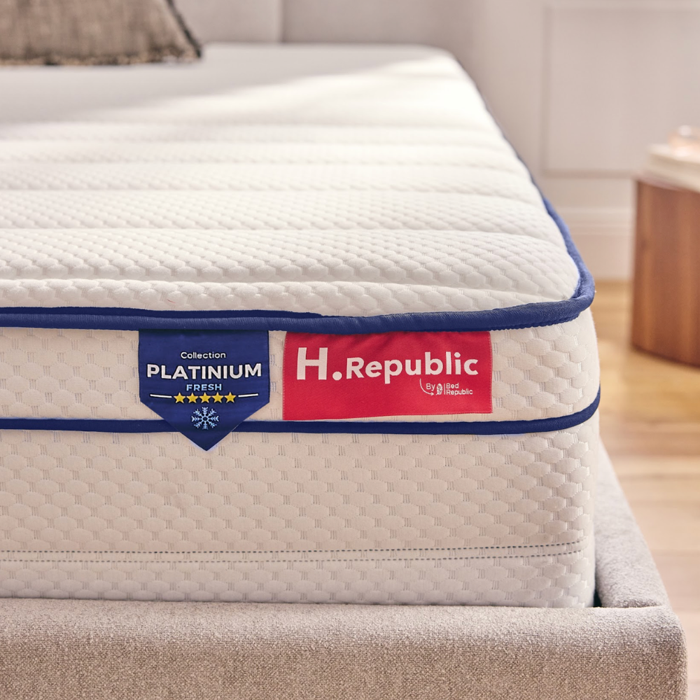 Matelas mousse FRESH CLIMACOOOL - HPLATINIUM FRESH 25 cm