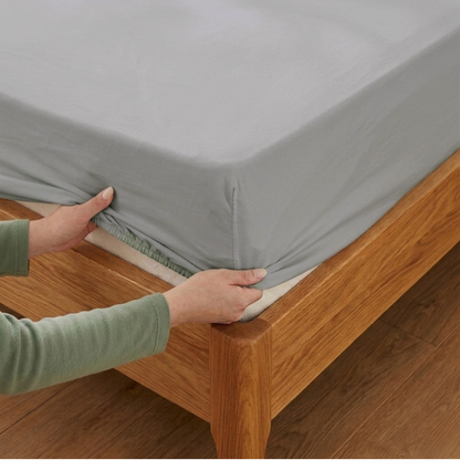 Drap housse élastique ultra simple en Coton Jersey - Bonnet spécial jusqu'à 40 cm - LazyHousse