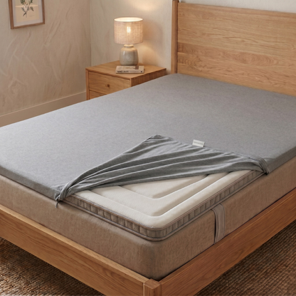 Drap housse élastique intégral spécial surmatelas - ultra simple en Coton Jersey - jusqu'à 10 cm - LazyHousse surmatelas