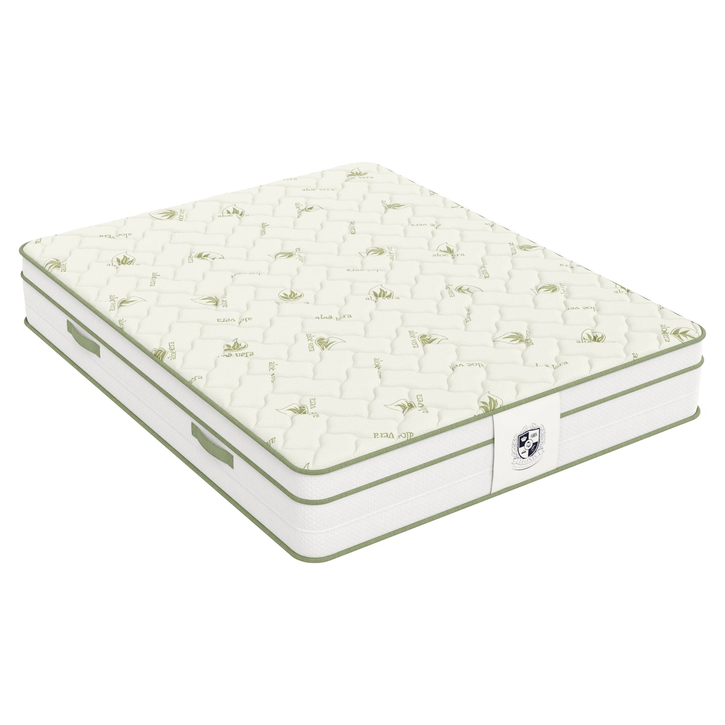Matelas mousse Haute Densité - SOVEREIGN 30 cm Aloe Vera