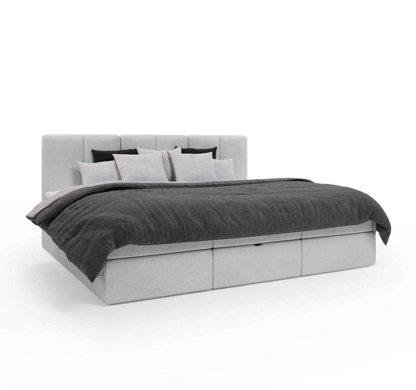 Lit géant XXL type BOXBED BOXSPRING - 240 x 200cm – Lit GIANT
