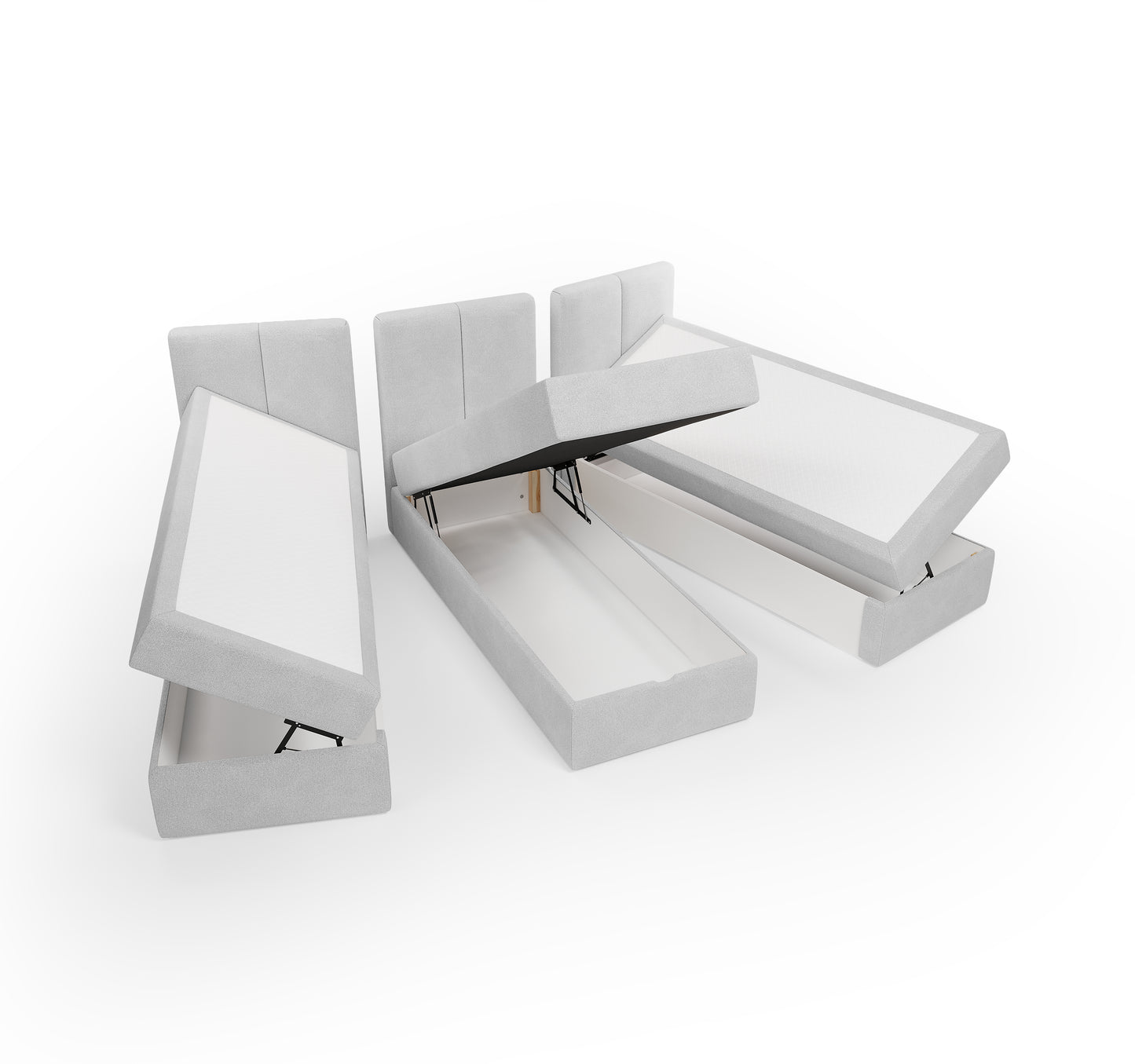 Lit géant XXL type BOXBED BOXSPRING - 240 x 200cm – Lit GIANT