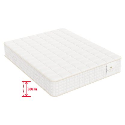 Matelas micro ressorts ensachés et mousse mémoire de forme - MAGAL 30 cm