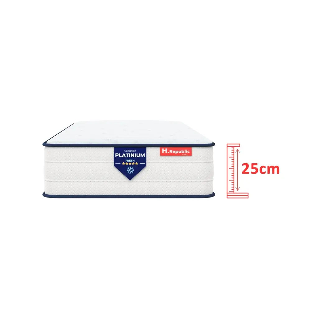 Matelas mousse FRESH CLIMACOOOL - HPLATINIUM FRESH 30 cm
