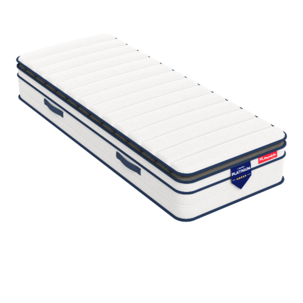 Matelas mousse mémoire de forme HD surmatelas intégré - HPLATINIUM PLUS 30 cm