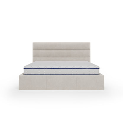 Lit coffre  LIBRA - Avec tête de lit, coffre intégré