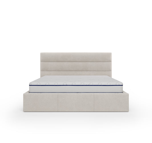 Lit coffre  LIBRA - Avec tête de lit, coffre intégré