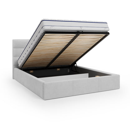 Lit coffre  LIBRA - Avec tête de lit, coffre intégré