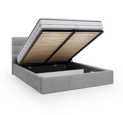Lit coffre  LIBRA - Avec tête de lit, coffre intégré
