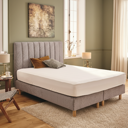 Protège matelas imperméable et respirant - blanc - ESSENTIAL