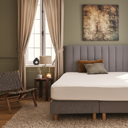 Protège matelas imperméable et respirant - blanc - ESSENTIAL