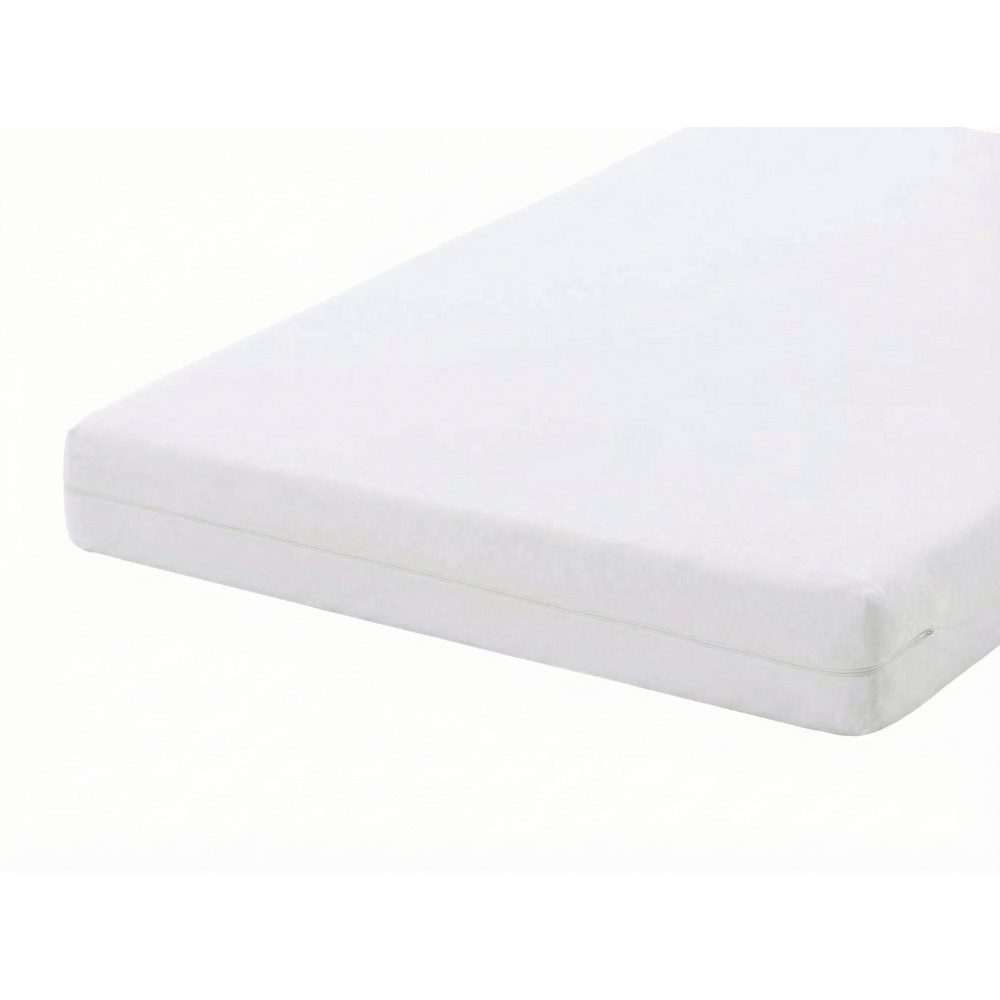 Housse de matelas intégrale zippée avec tissu bouclette 100% coton - BASIQUE
