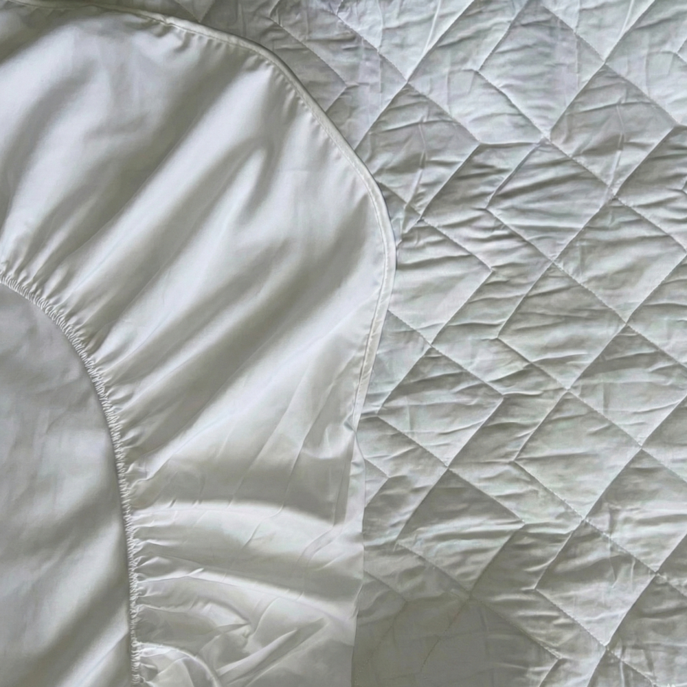Protège matelas 100% microfibre impermeable/waterproof - SIMPLY - BLANC