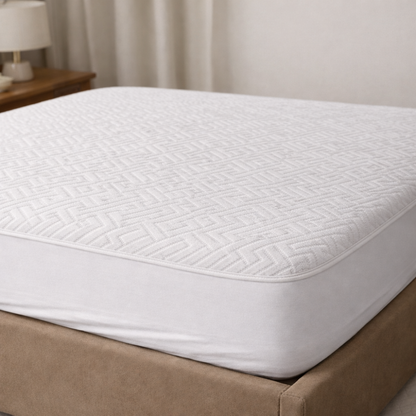 Protège matelas imperméable, respirant, silencieux et élastique - LABYRINTHE