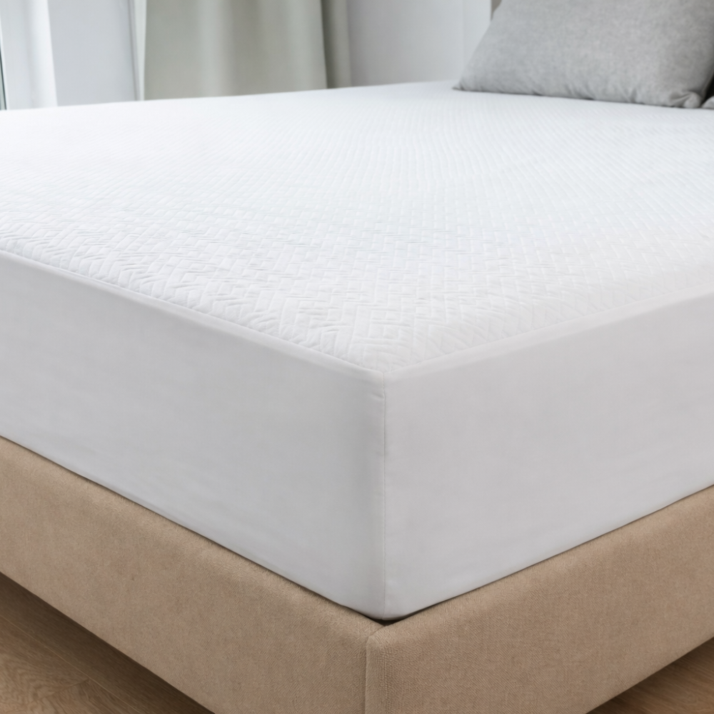 Protège matelas imperméable, respirant, silencieux et élastique - LABYRINTHE