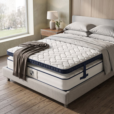 Matelas avec surmatelas réversible - UNION 25 cm