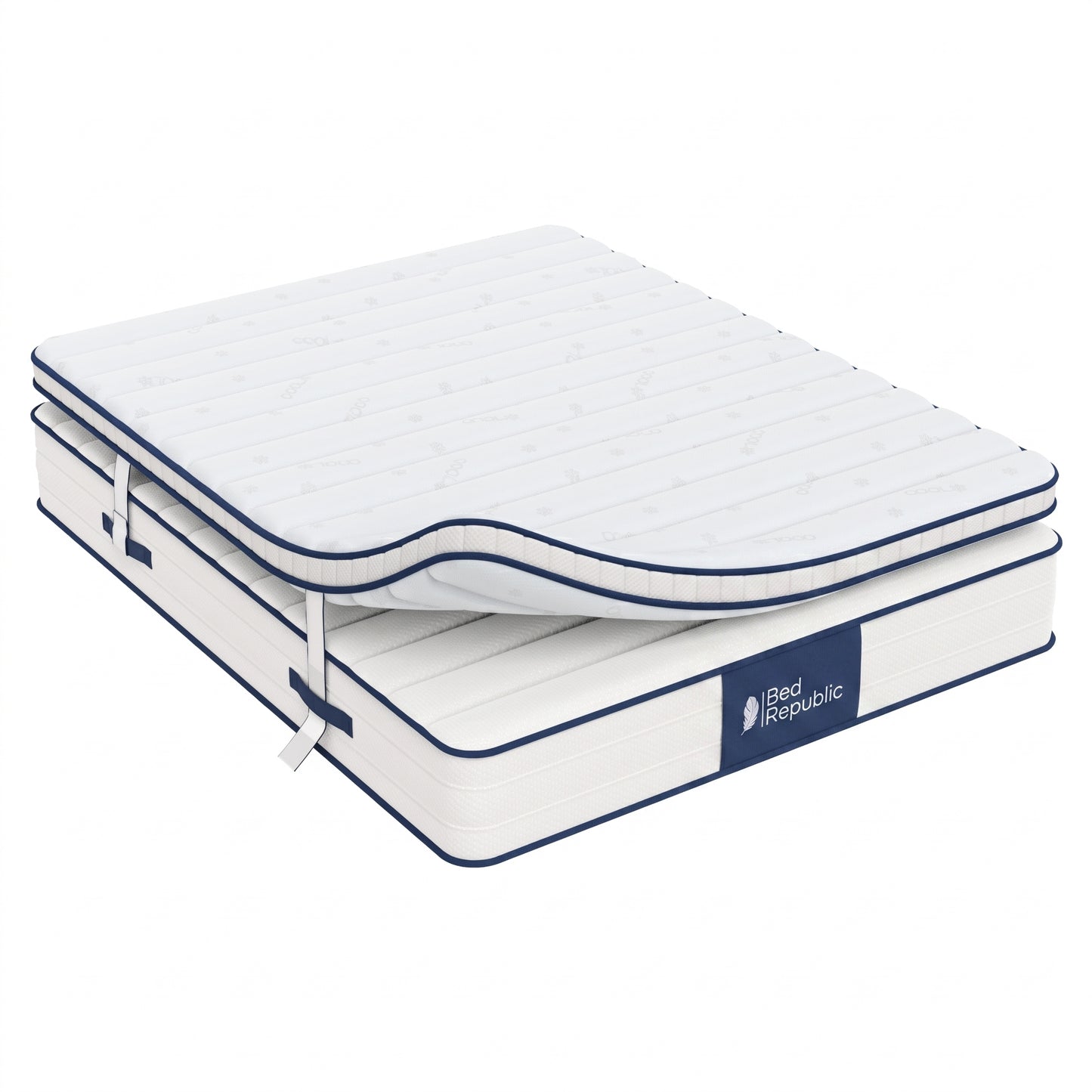 Matelas avec surmatelas réversible - FUZION 28 cm