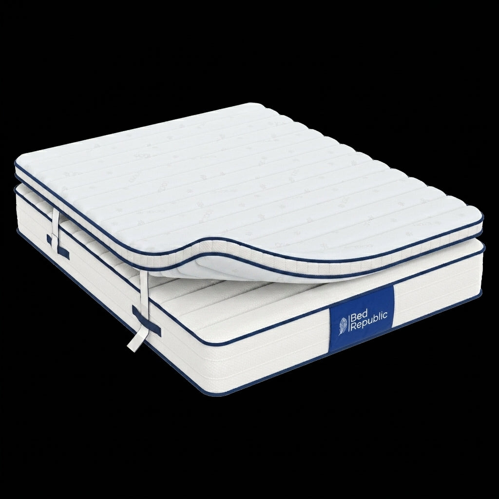 Matelas avec surmatelas réversible - FUZION 28 cm