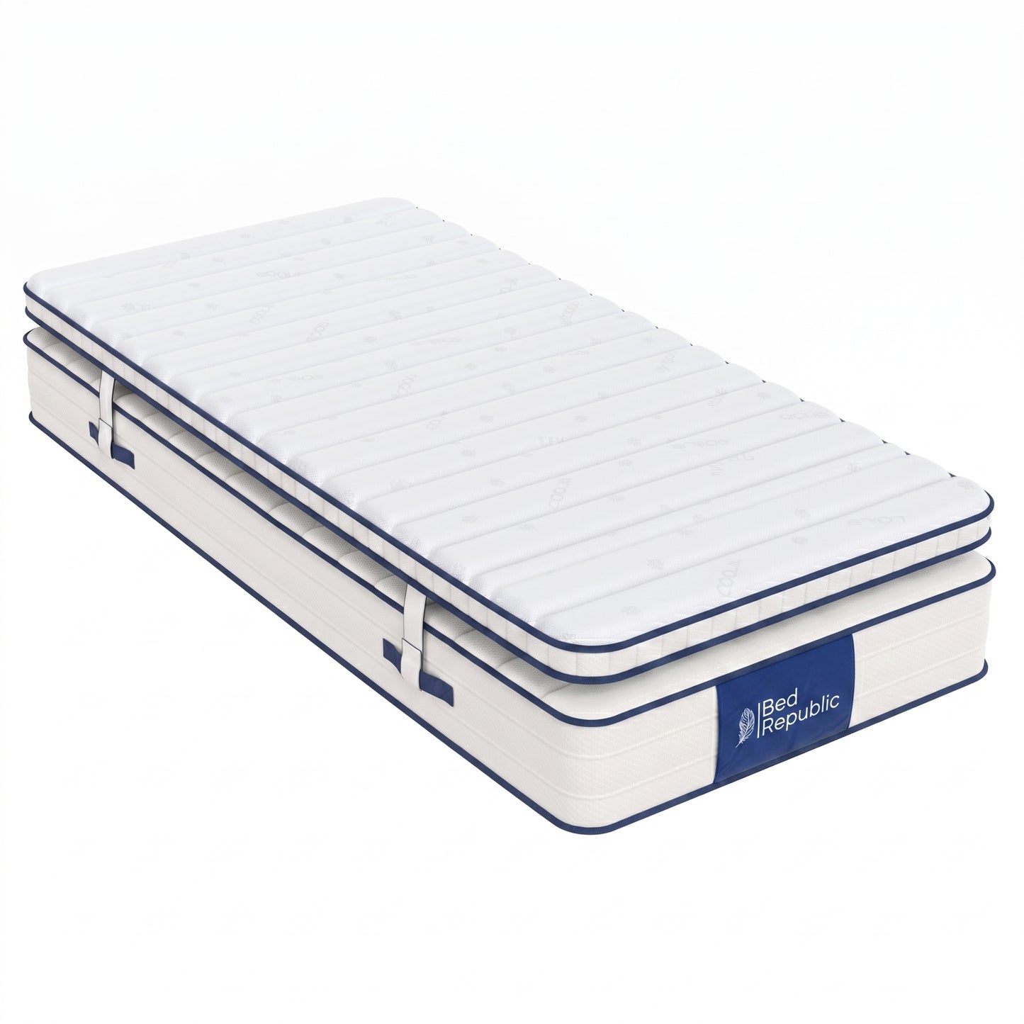Matelas avec surmatelas réversible - FUZION 28 cm