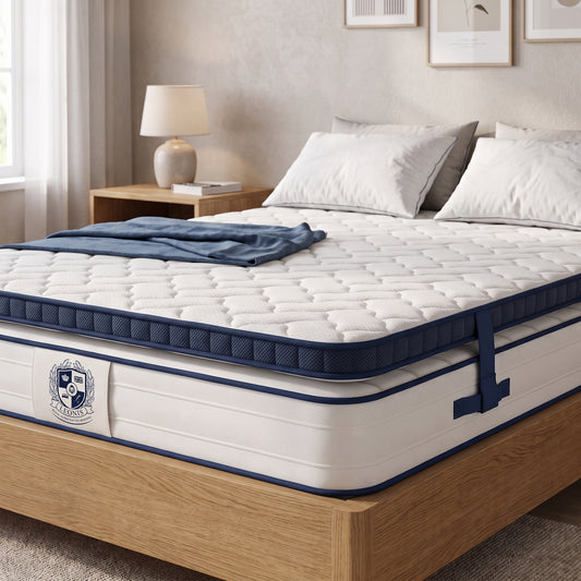 Matelas avec surmatelas réversible - UNION 25 cm