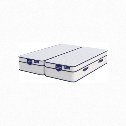 Matelas ressorts ensachés et mousse mémoire de forme HD - BED PLATINIUM 27 cm