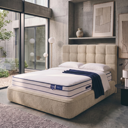 Storage bed SECOND with integrated slatted base