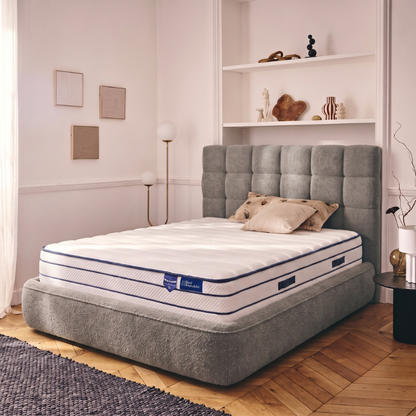 Storage bed SECOND with integrated slatted base