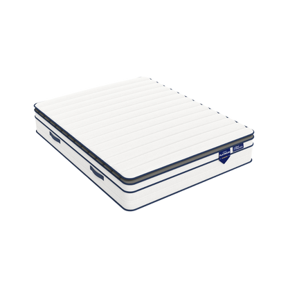 Matelas ressorts ensachés et mousse mémoire de forme HD avec surmatelas intégré - BED PLATINIUM PLUS 30 cm