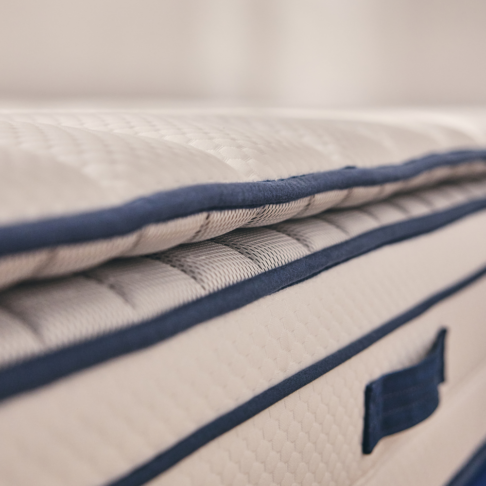 Matelas ressorts ensachés et mousse mémoire de forme HD avec surmatelas intégré - BED PLATINIUM PLUS 30 cm