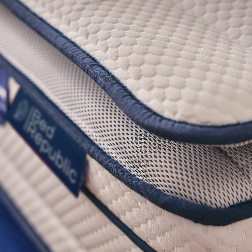 Matelas ressorts ensachés et mousse mémoire de forme HD avec surmatelas intégré - BED PLATINIUM PLUS 30 cm