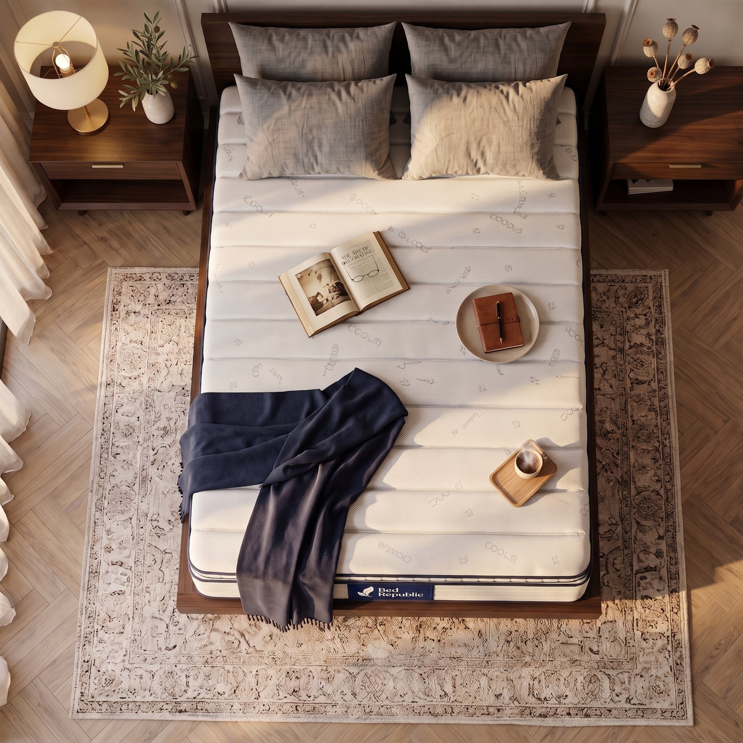 Matelas avec surmatelas réversible - FUZION 28 cm
