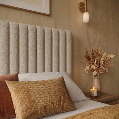 Lit BOXSPRING ROCHELLE - Avec tête de lit, coffre intégré, matelas ressorts ensachés inclus