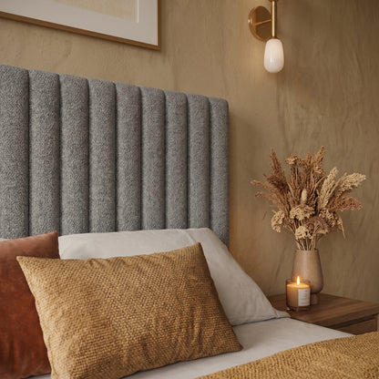 Lit BOXSPRING ROCHELLE - Avec tête de lit, coffre intégré, matelas ressorts ensachés inclus