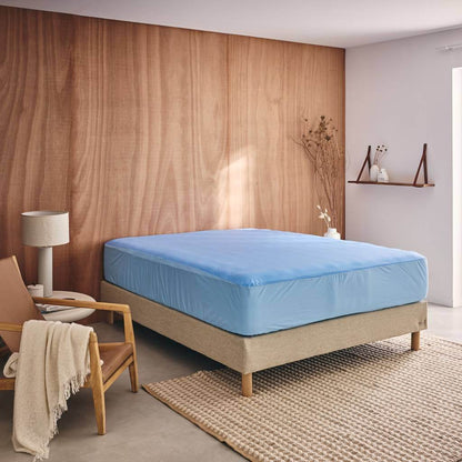 Protège matelas sanitaire imperméable - Bleu ciel - SANITAIRE