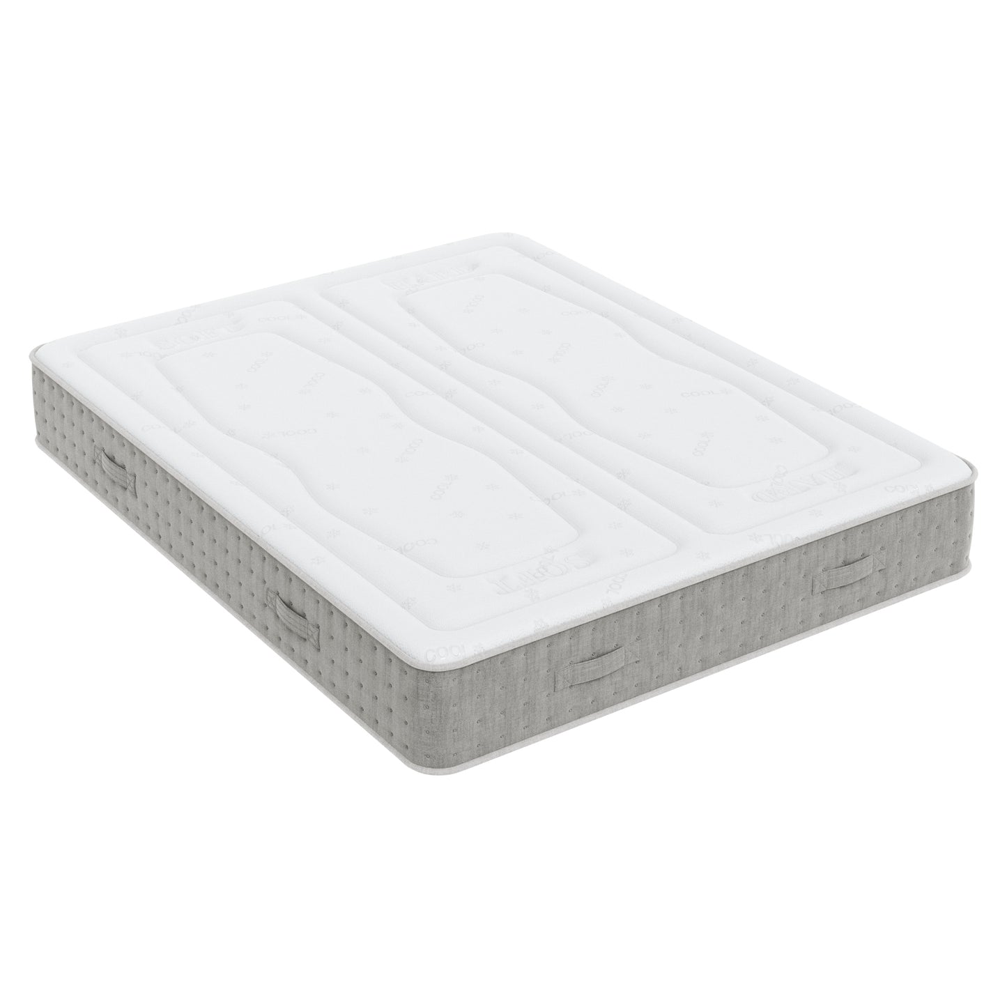 Matelas double mousse haute densité Double sensation avec dureté 50/50 - REASONS BI FRESH 25 cm