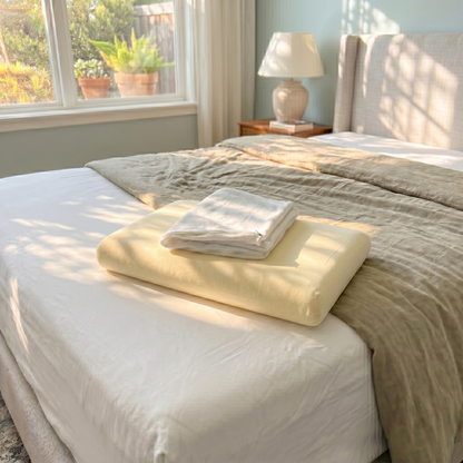 L'Oreiller 100% mémoire de forme coton bio SANITIZED par BED REPUBLIC - Confort équilibré ou ferme