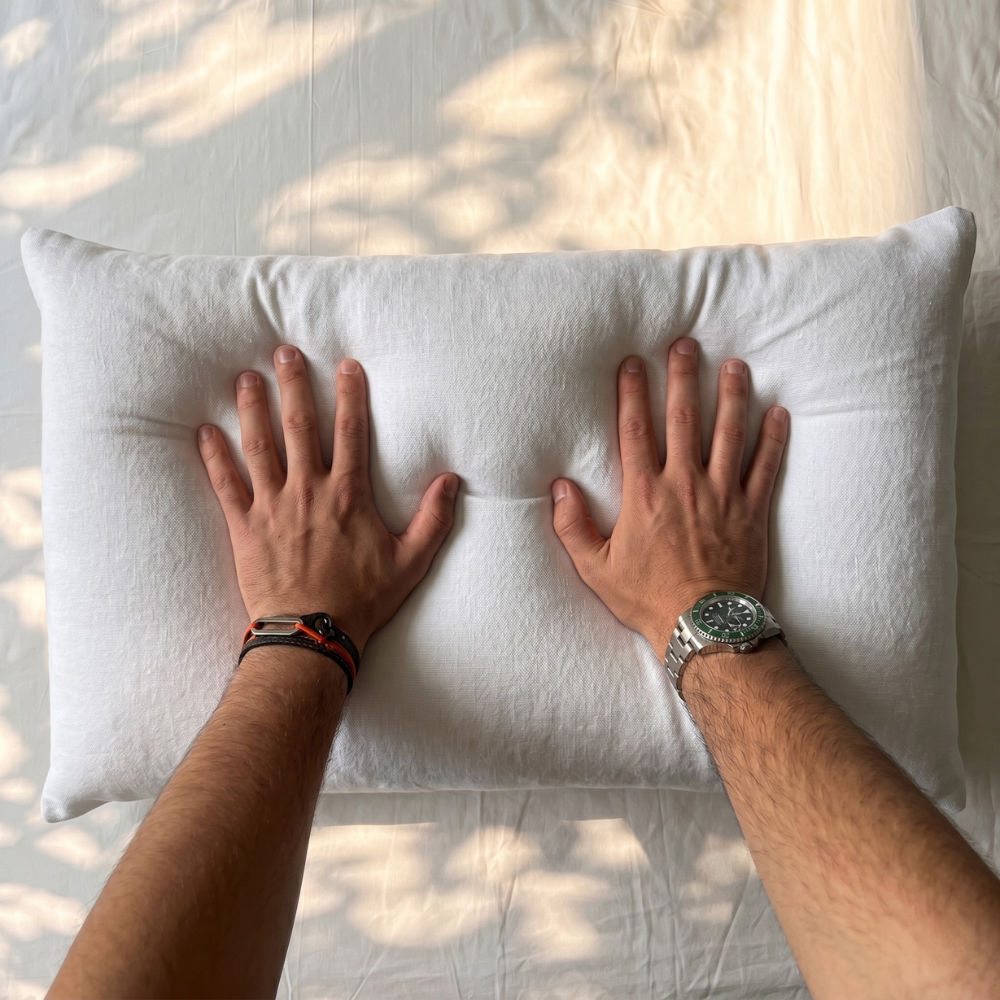 L'Oreiller 100% mémoire de forme coton bio SANITIZED par BED REPUBLIC - Confort équilibré ou ferme