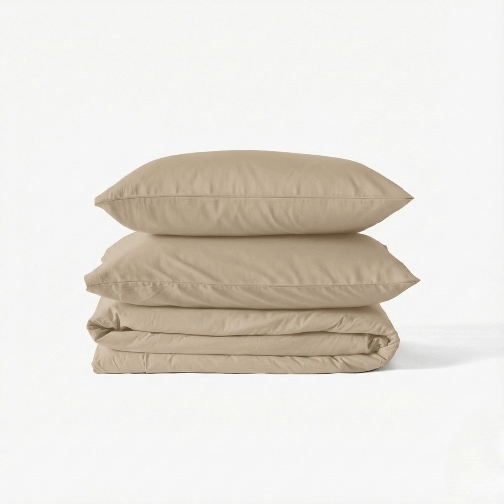 Housse de couette - satin mat - 100% coton